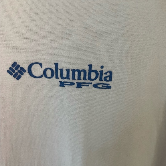 COLUMBIA FISH STARS & STRIPES DESIGN T SHIRT XL - Picture 3 of 5